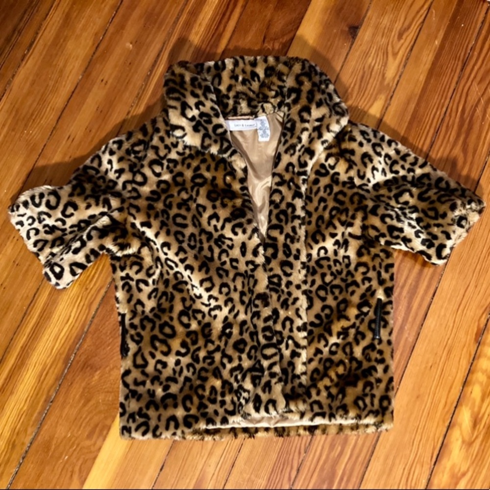 Cheetah Print Faux Fur Jacket 🐆